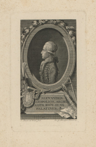 Alexander Leopoldus...   / Jo. [Johann] G. [Georg] Mansfeld perma crtežu J. Boscha.