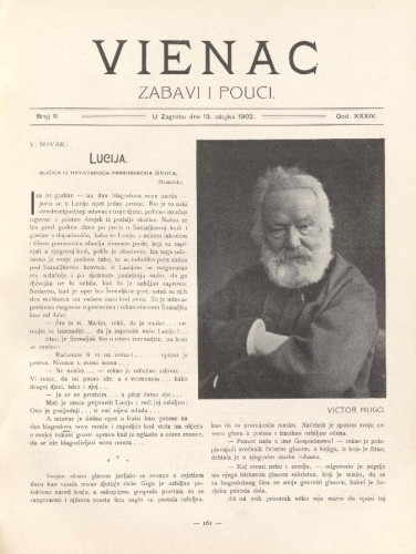 Vienac : zabavi i pouci. : 34,11(1902) / uredjuje Gjuro Arnold.