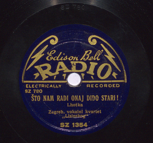 Što nam radi onaj dido stari / Lhotka ; Zagreb. vokalni kvartet 