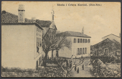 Kornić (otok Krk) :  : škola i crkva