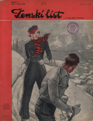Ženski list   : za modu, zabavu i kućanstvo : 11, 1(1935)  / [glavni i odgovorni urednik [Marija Jurić] Zagorka].