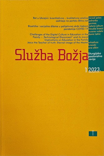 Služba Božja : liturgijsko-pastoralna revija : 63,1(2023) / glavni i odgovorni urednik Ivan Macut.