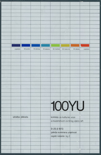 100 YU : izložba plakata / [Ivan Picelj].