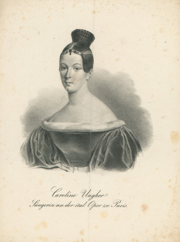Caroline Ungher : Sängerin an der ital. Oper zu Paris.