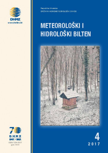 Meteorološki i hidrološki bilten : 31,4(2017) / glavna i odgovorna urednica Nataša Strelec Mahović.