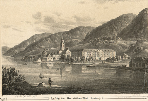 Ansicht der Benediktiner-Abtei Ossiach.