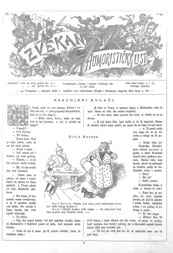 Zvekan : humoristički list : 6,2(1895) / odgovorni urednik August Šek.