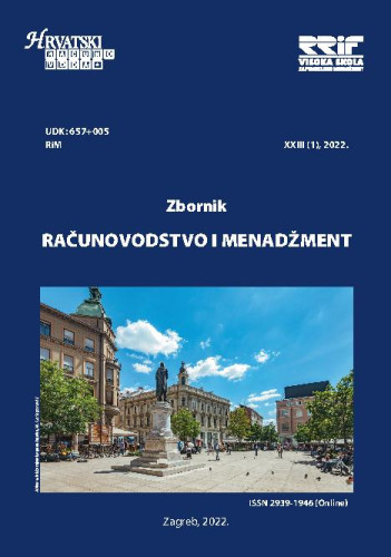 Računovodstvo i menadžment  : RiM : zbornik : znanstveno-stručni radovi : 23, sv.1 (2022) / glavni urednik Đurđica Jurić.