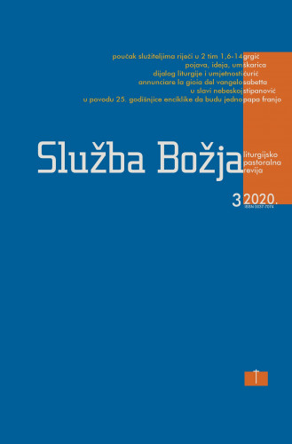 Služba Božja : liturgijsko-pastoralna revija : 60,3(2020) / glavni i odgovorni urednik Ivan Macut.