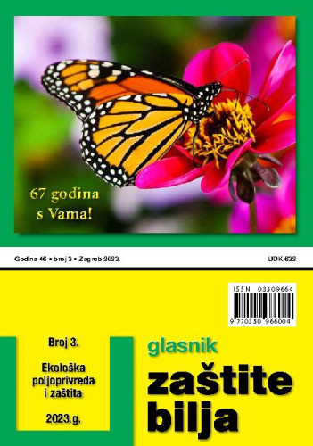 Glasnik zaštite bilja : 46,3(2023) / glavni urednik Katarina Lučić.