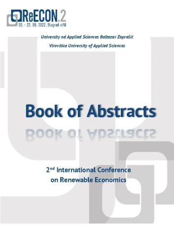 Book of abstracts : 2(2022)  / International Conference on Renewable Economics ; Irena Bosnić, chief editor