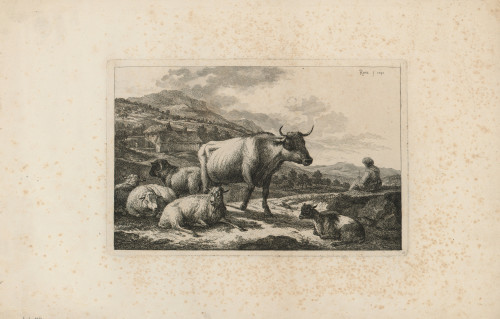 [Seconde Suite : de six pieces de plusiers groupes de differents animeaux VI] / J. [Joseph] de Rosa