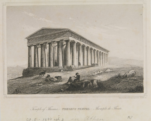 Theseus Tempel  : Temple of Theseus = Themple de Thesée / F [Friedrich] Zahn