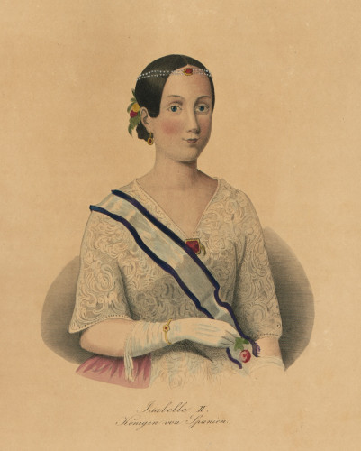 Isabelle II : Königin von Spanien.