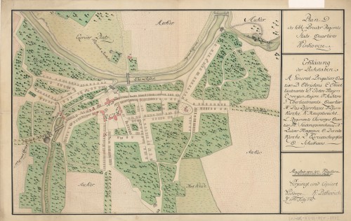 Plan des löble Broder Regiment. Stabs Q. Winkovcze / Petković.