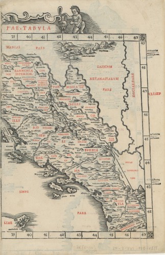 Quinta Europae Tabula. Sexta Europae Tabula / [Claudius Ptolemaeus].