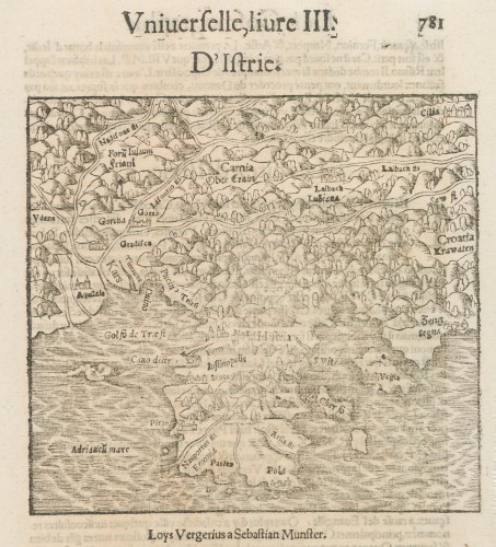 D'Istrie. Vniuerselle, liure III / Sebastian Münster, Loys Vergerius.