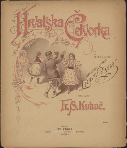 Hrvatska četvorka : po melodijama Lisinskove opere 