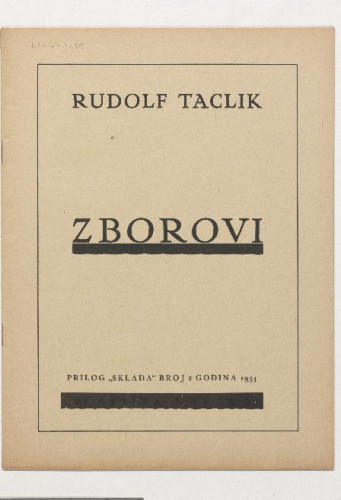 Zborovi / Rudolf Taclik