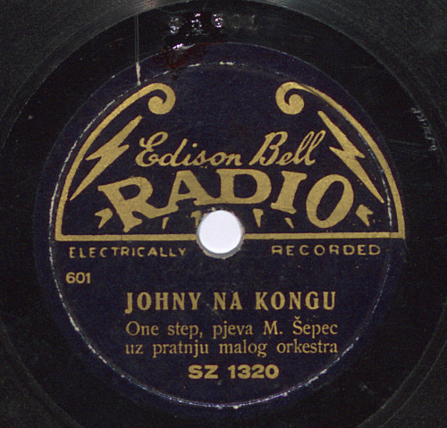 Johny na Kongu  : one step / pjeva M. [Milan] Šepec uz pratnju malog orkestra.