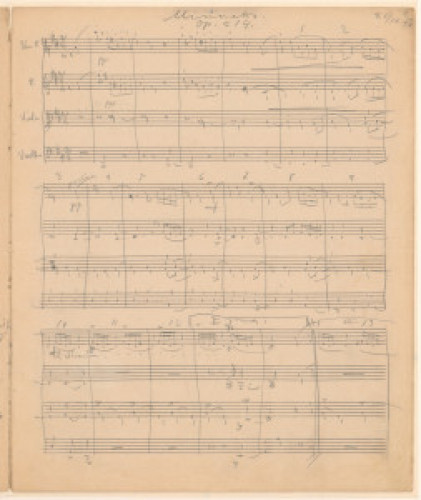 Minuetto   : re maggiore : per quartetto d'arco : op. 14  / [Blagoje Bersa].
