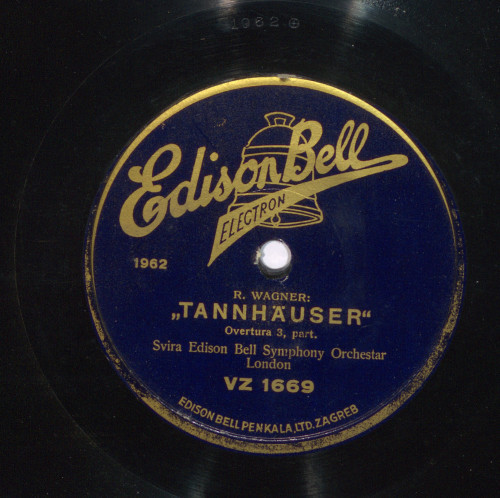 Tannhäuser : overtura 3. part ; The ride of the Valkyrie / R. [Richard] Wagner ; svira Edison Bell Symphony Orchester, London.