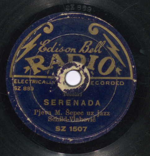 Serenada / Enrico Toselli ; pjeva Milan Šepec uz jazz Schild-Vlahović.