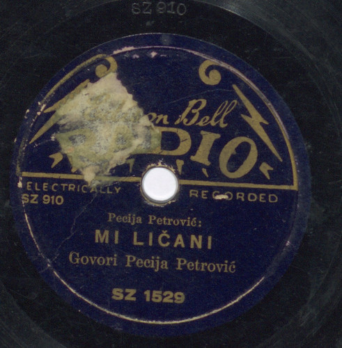 Mi Ličani / govori Pecija Petrović.