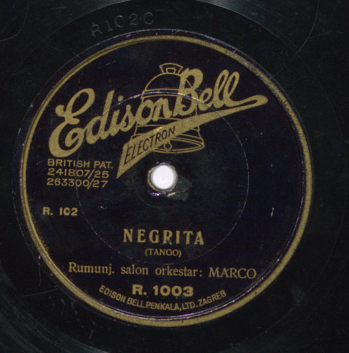 Negrita : tango / [izvodi] rumunj. [rumunjski] salon orkestar Marco.