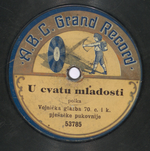 U cvatu mladosti : polka  / [izvodi] Vojnička glazba 70. c. i k. pješačke pukovnije