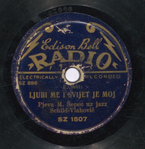 Ljubi me i svijet je moj / E. Baal ; pjeva Milan Šepec uz jazz Schild-Vlahović.