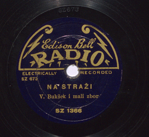Na straži / [izvodi] V. [i. e. Rudolf] Bukšek i mali zbor.