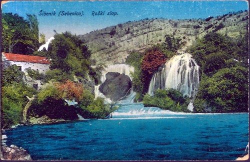Šibenik (Sebenico) : Roški slap.
