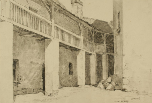 Veliki Tabor   : hodnik u gradu  / [Oton] Iveković.