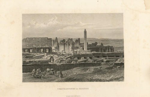 Tempelruinen zu Karnak.