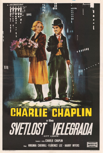 Charlie Chaplin u filmu Svetlost velegrada : City Lights.
