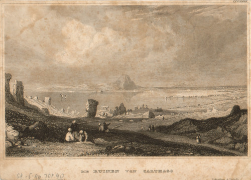 Die Ruinen von Cartago.