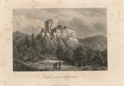 Schloss Karlstein in Böhmen.