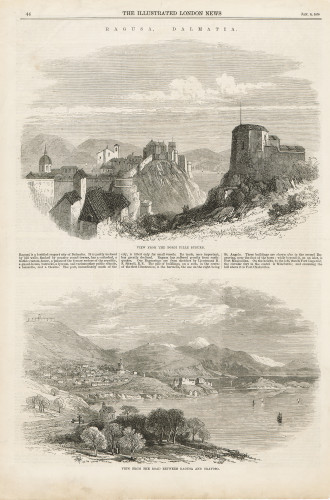 The Illustrated London News : Ragusa, Dalmatia.