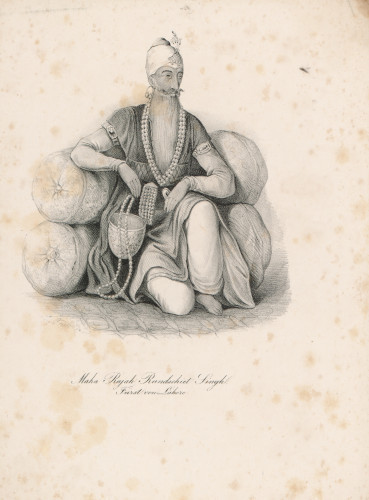 Maha Rajah Rundschiet Singh / A. [August] Kneisel ; [prema crtežu Cäcilie Brandt].