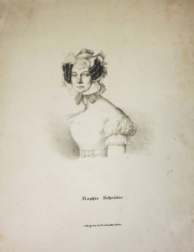 Sophie Schröeder / Jos. [Joseph] Trentsensky ; [prema Moritzu von Schwindu].