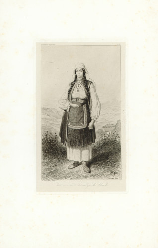 Femme mariee du village de Skrad / [Theodore] Valerio.