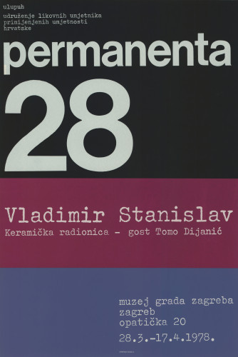 Permanenta 28 : Vladimir Stanislav / [Ivan Picelj].