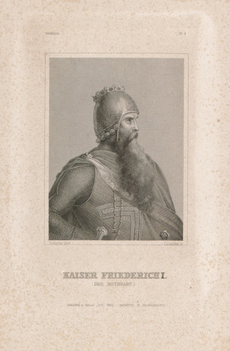Kaiser Friederich I.   / C [Georg Heinrich Karl] Deucker [prema crtežu Karla Friedricha Lessinga].