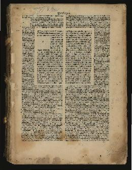 Biblia [Latine]. Cum Postillis Nicolai de Lyra et Expositionibus Guillellmi Britonis in omnes prologos S. Hieronymi et additionibus Pauli Burgensis replicisque Matthiae Doering. Acc. Nicolaus de Lyra: Contra perfidiam Iudaeorum. Vol. 2. 