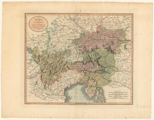A new map of the circle of Austria  / from the latest authorities by John Cary, engraver