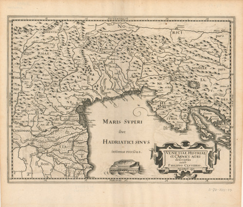 Venetiae, Histriae et Carnici Agri descriptio  / auctore Philippo Clvverio ; Nicol. Geilkerck caelavit