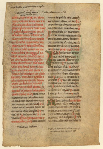 [Missale glagoliticum]  Fragmentum
