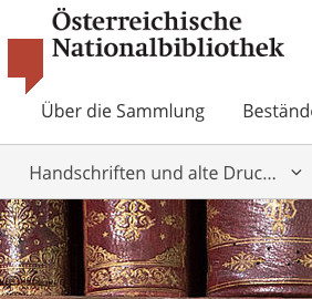 Zbirka rukopisa i starih knjiga Austrijske nacionalne knjižnice = Sammlung von Handschriften und alten Drucken, Österreichische Nationalbibliothek