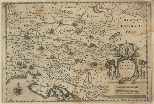 Provincia Styriae   : cum confinijs  / [Johannes (Giovanni) a Montecalerio].